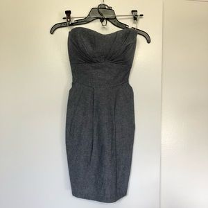 Strapless Denim-Looking Dress